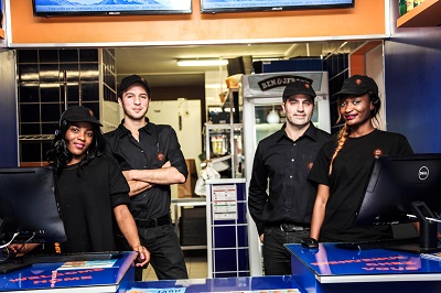 équipe restaurant speed burger