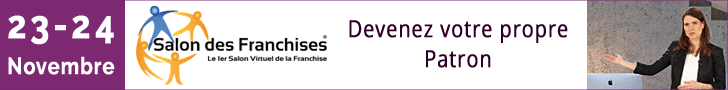Badge gratuit Salon Virtuel des Franchises