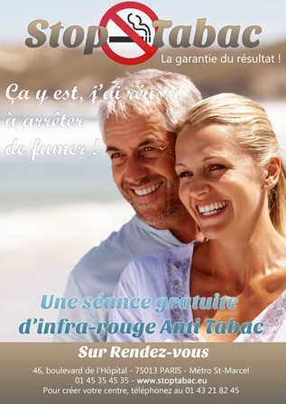 franchise stop tabac publicité